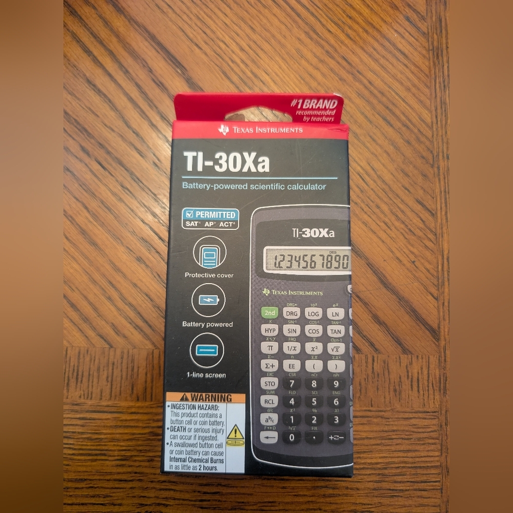 🟢⭐2/$25⭐New! Texas Instruments TI-30Xa Scientific Calculator